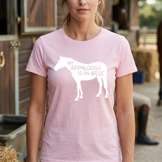 My Appaloosa Is An Arse | Funny Appaloosa Horse T-Shirt & Polo Shirt