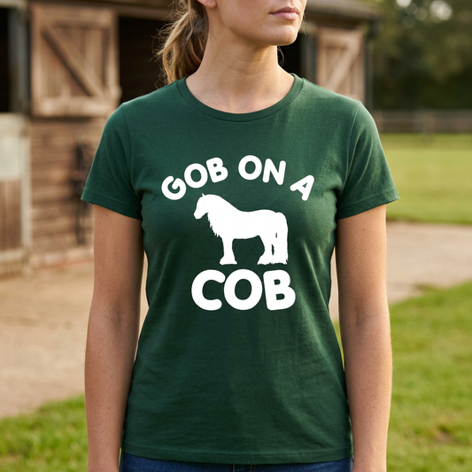 Gob on a Cob | Funny Horse Riding T-Shirt & Polo