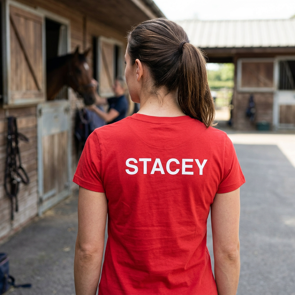 Cannot Survive On Wine Alone, She Also Needs Horses | Funny Horse Riding T-Shirt & Polo
