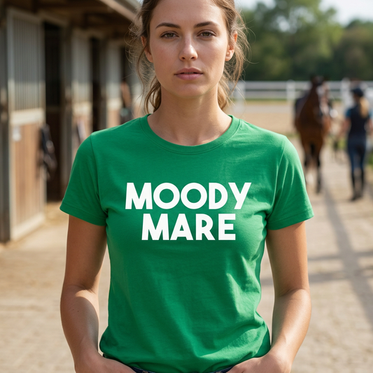 Moody Mare | Funny Horse Riding T-Shirt & Polo Shirt