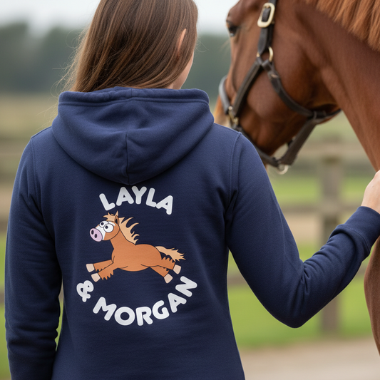 Plodders Personalised Equestrian Hoodie