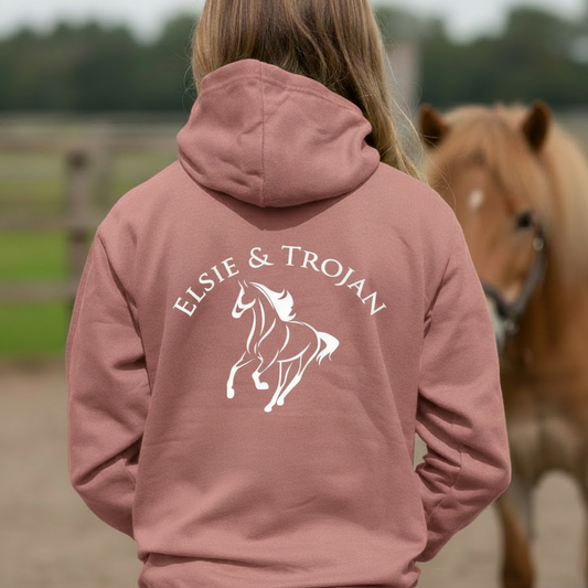 Personalised Classic Abstract Equestrian Hoodie