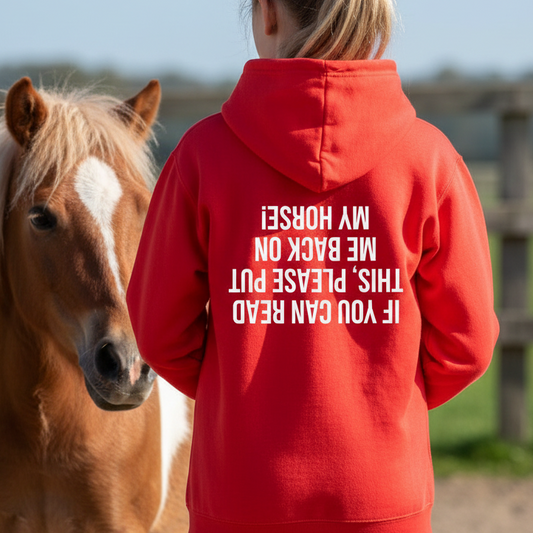 If You Can Read This Funny Equestrian Hoodie