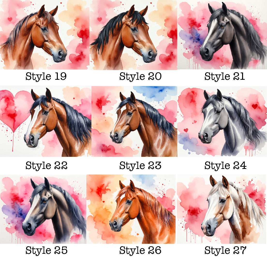 Personalised Valentine's Day Horse Treat Box – Love Day Pony Gift with Name