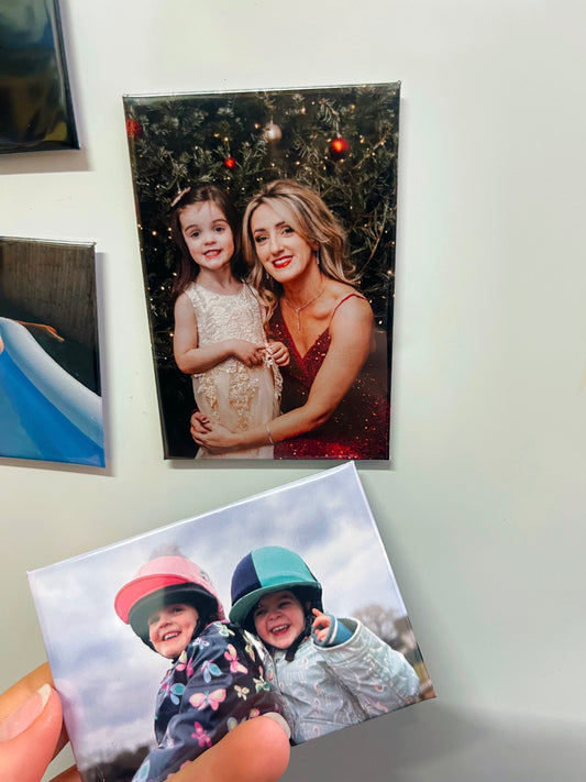 Premium Personalised Photo Magnets Bundle Set