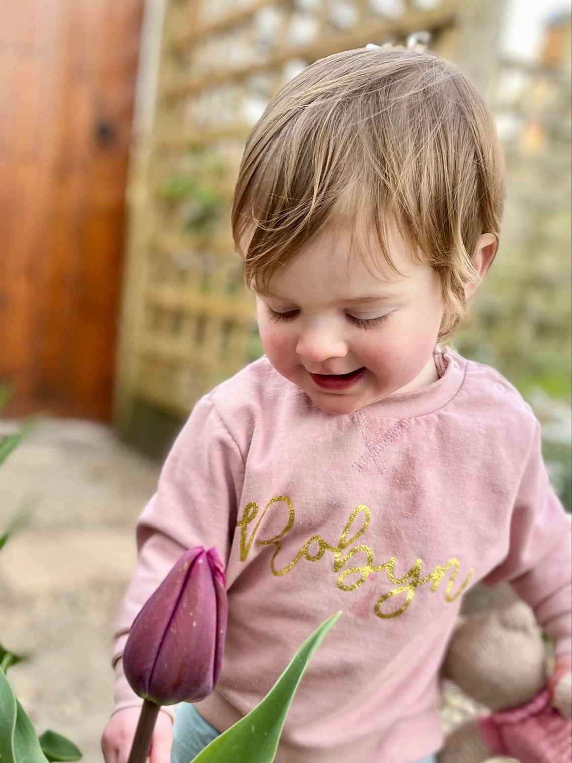 Personalised Toddler Baby Sweatshirt - Playful Font