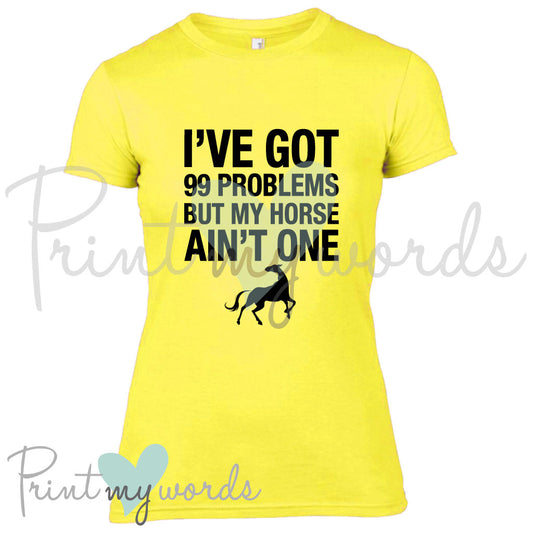 99 Problems Funny Equestrian T-Shirt