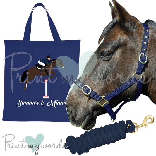 'Alexa' Personalised Matching Equestrian Set - Show Jumping Replica Design