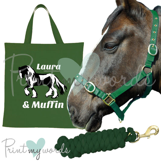 'Alexa' Personalised Matching Equestrian Set - Gypsy Cob Design