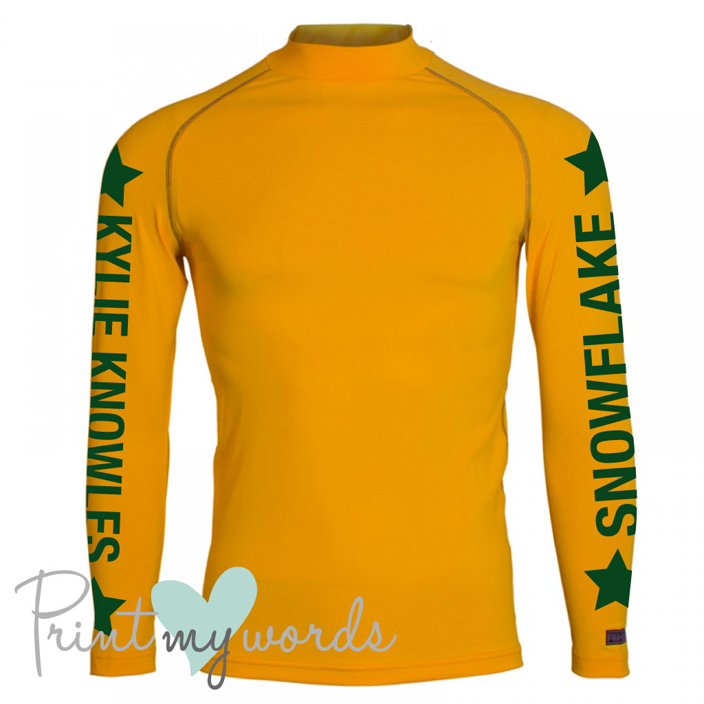 Children's Personalised XC Long Sleeve Baselayer