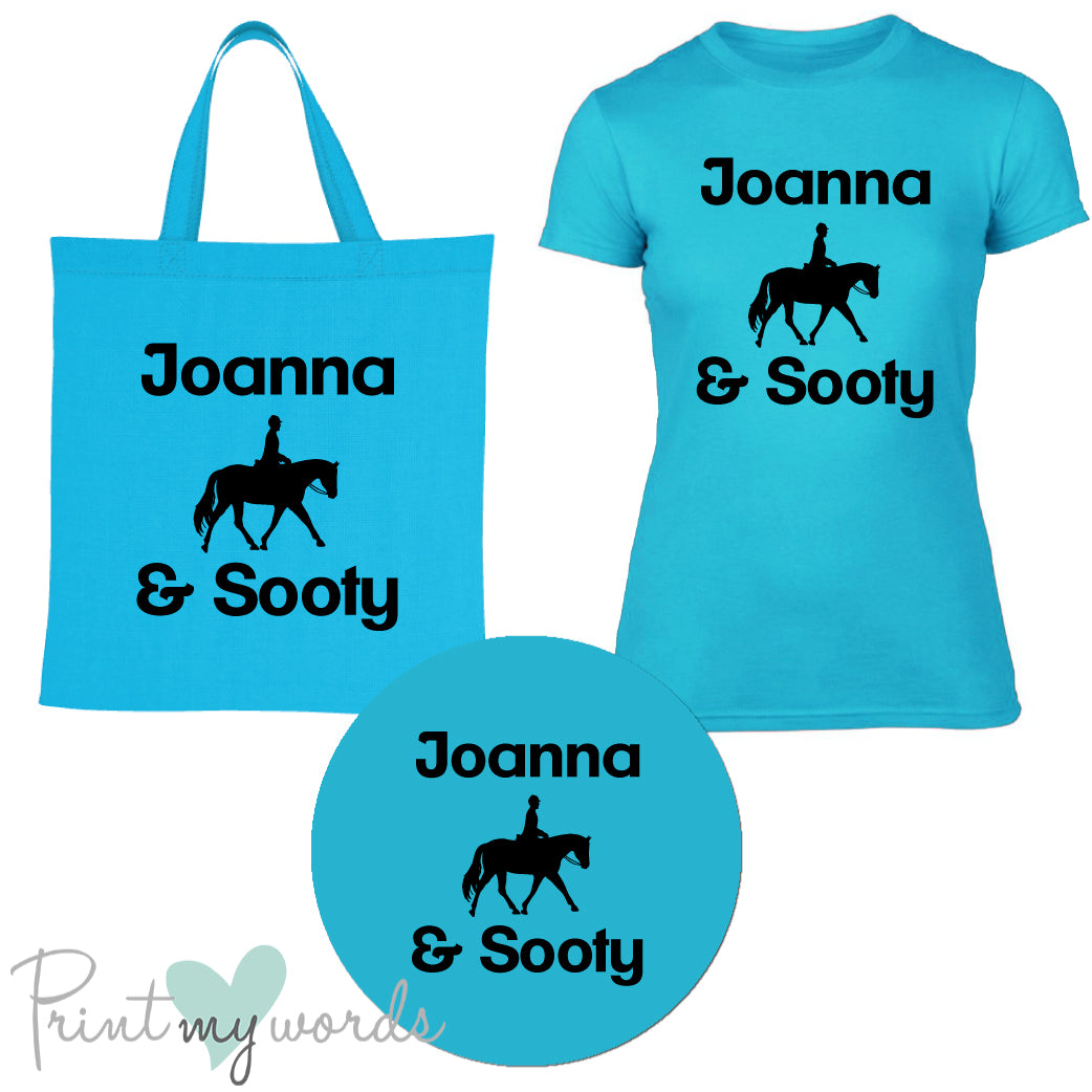 'Bexley' Ladies Personalised Matching Equestrian Set - Dressage Design