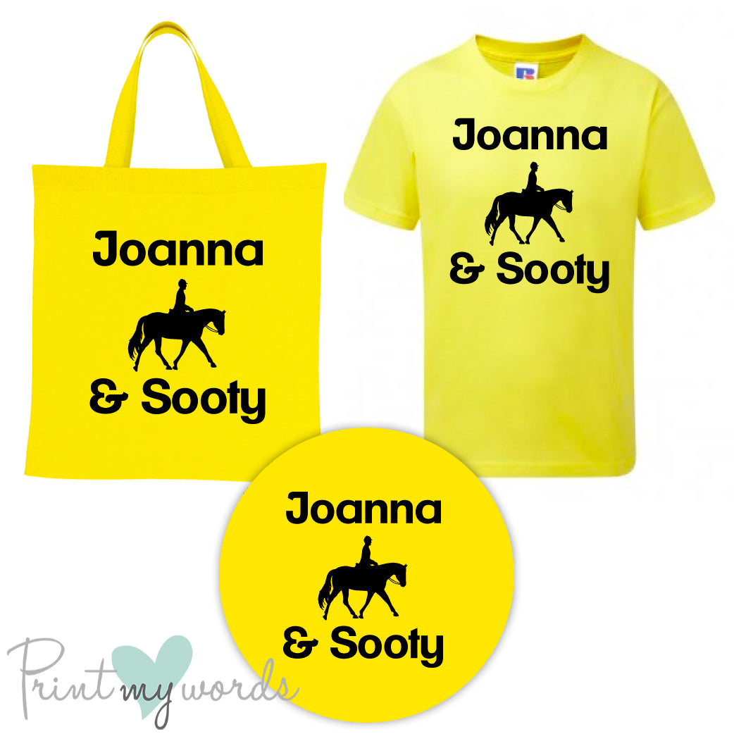 'Bexley' Children's Personalised Matching Equestrian Set - Dressage Design