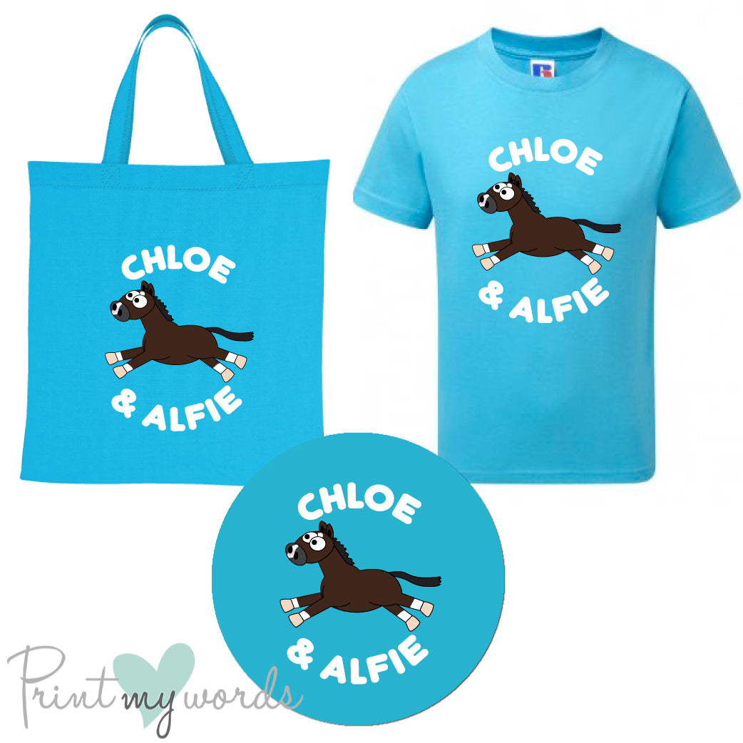 'Bexley' Children's Personalised Matching Equestrian Set - Plodders Design
