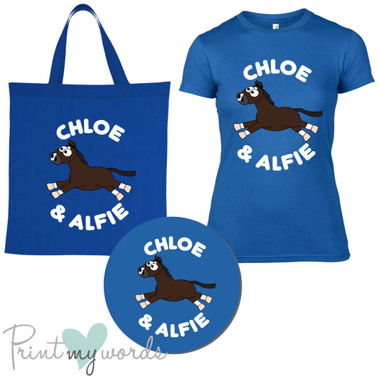 'Bexley' Ladies Personalised Matching Equestrian Set - Plodders Design