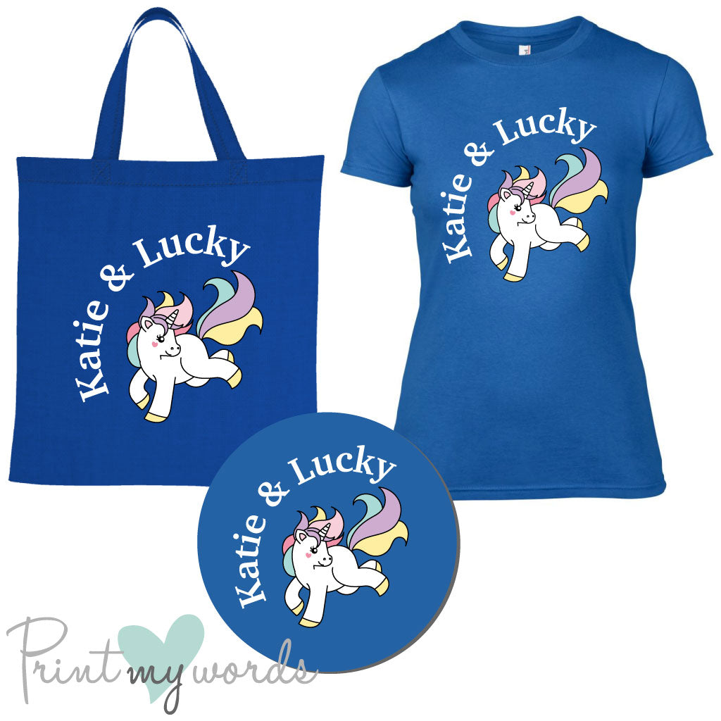 'Bexley' Ladies Personalised Matching Equestrian Set - Unicorn Design