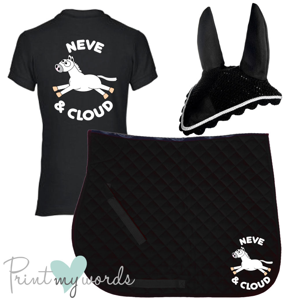'Cora' Ladies Personalised Matching Equestrian Set - Plodders Design
