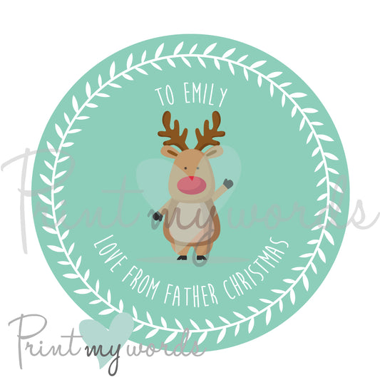 Personalised Christmas Stickers CS03