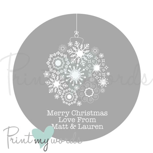 Personalised Christmas Stickers CS06