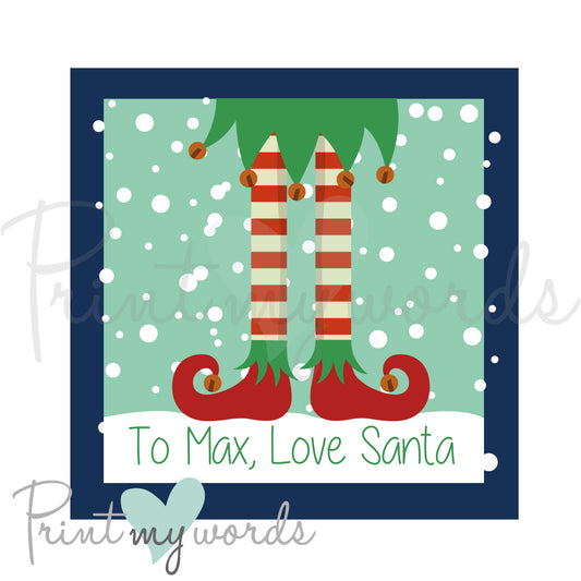 Personalised Christmas Stickers CS10