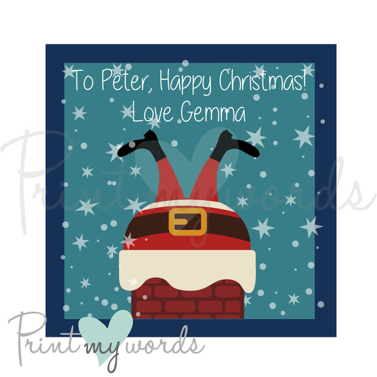 Personalised Christmas Stickers CS11