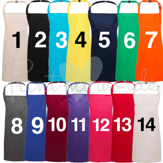 Children's Personalised Kitchen Cooking Apron Bib - Rainbow