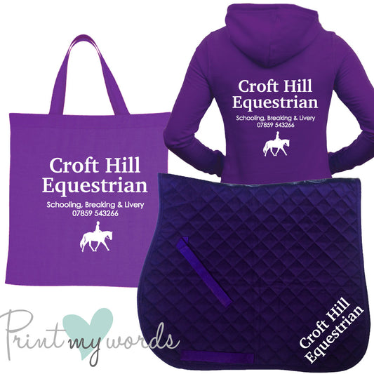 'Dolly' Ladies Personalised Matching Equestrian Set - Business Design