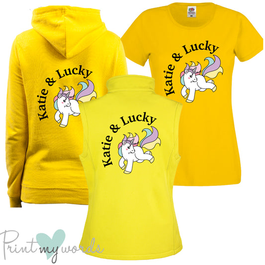 'Erin' Ladies Personalised Matching Equestrian Set - Unicorn Design