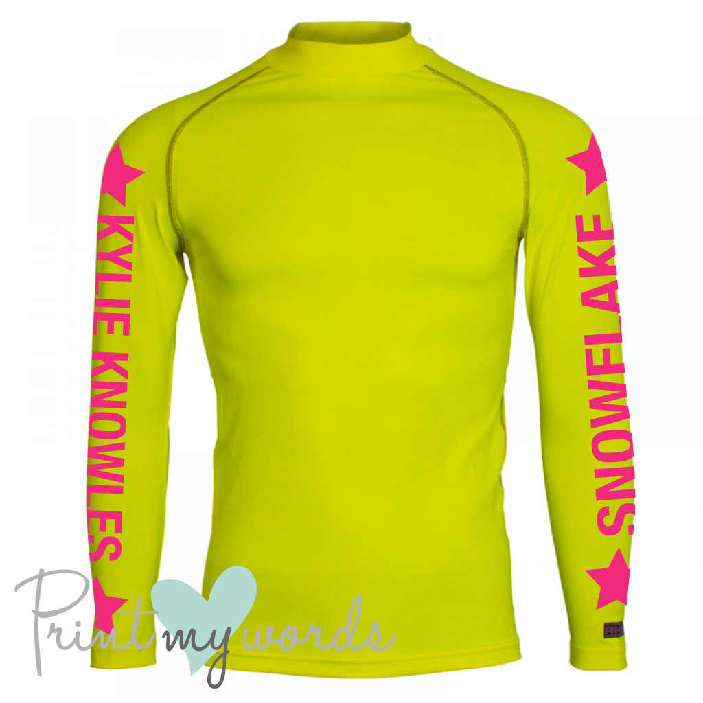 Children's Personalised XC Long Sleeve Baselayer