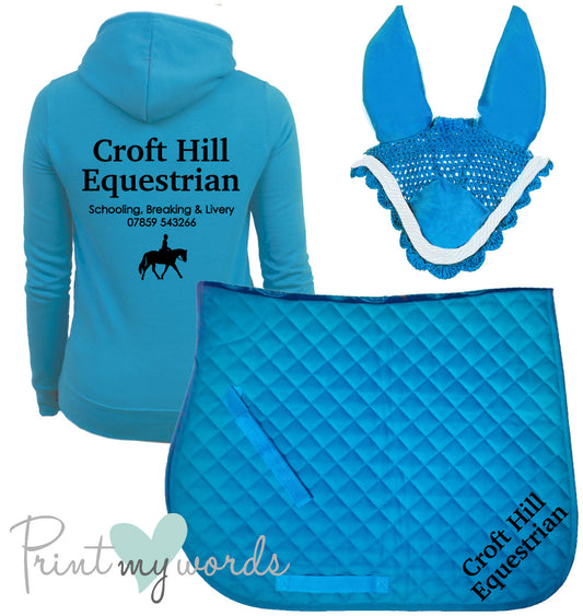 'Freya' Ladies Personalised Matching Equestrian Set - Business Design