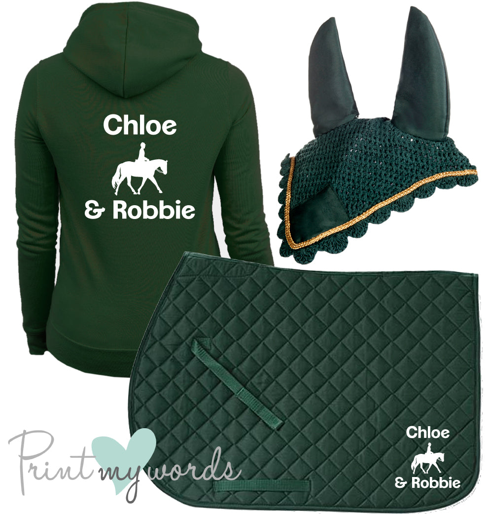 'Freya' Children's Personalised Matching Equestrian Set - Dressage Design