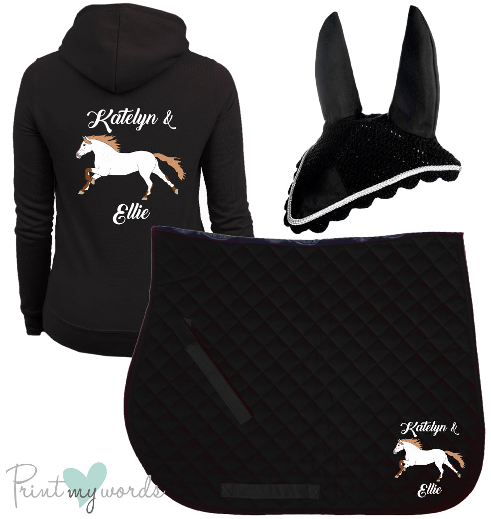 'Freya' Ladies Personalised Matching Equestrian Set - Elegant Design