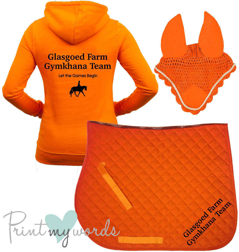 'Freya' Children's Personalised Matching Equestrian Set - Team Design