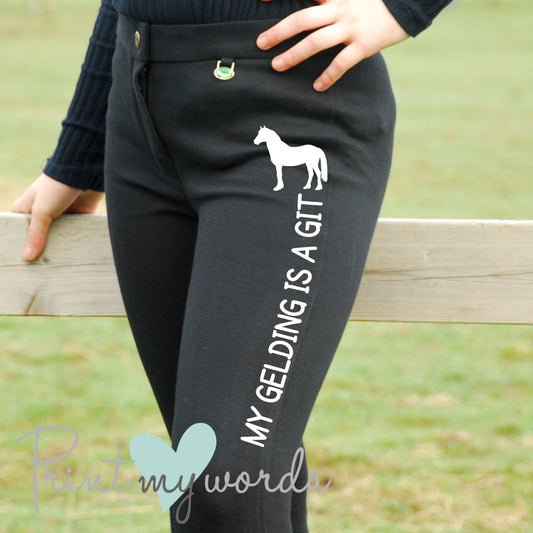 Ladies My Gelding Is A Git Funny Jodhpurs