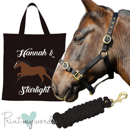 'Alexa' Personalised Matching Equestrian Set - Elegant Design