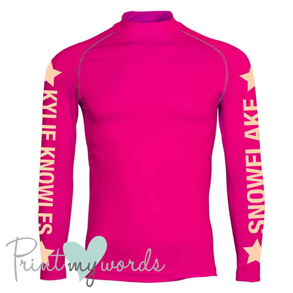 Children's Personalised XC Long Sleeve Baselayer