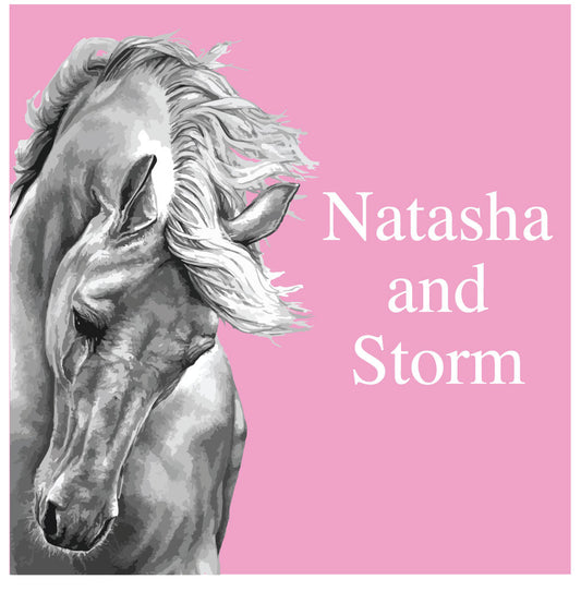 Personalised Horse Head Sketch Equestrian Stickers - Pack of 10.