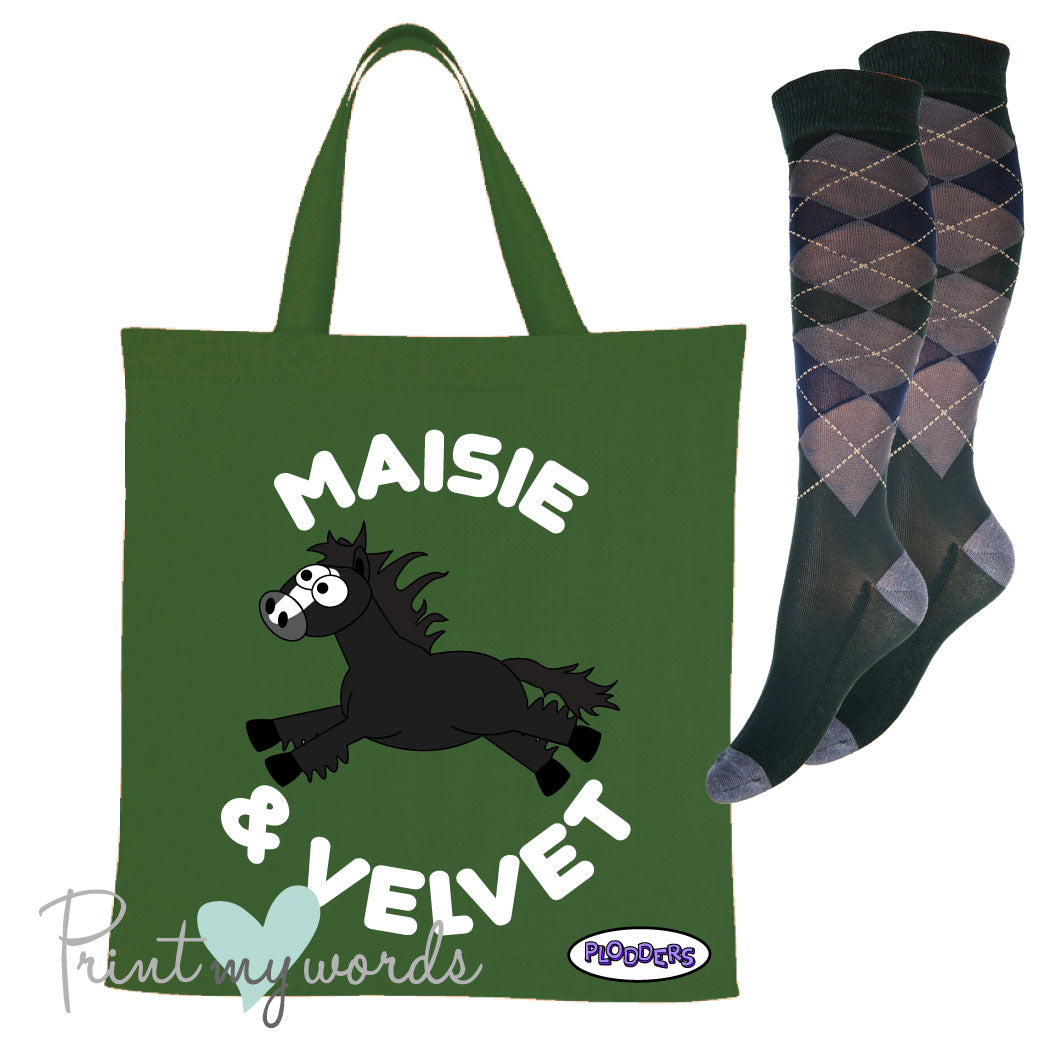 'Josie' Personalised Matching Equestrian Set - Plodders Design