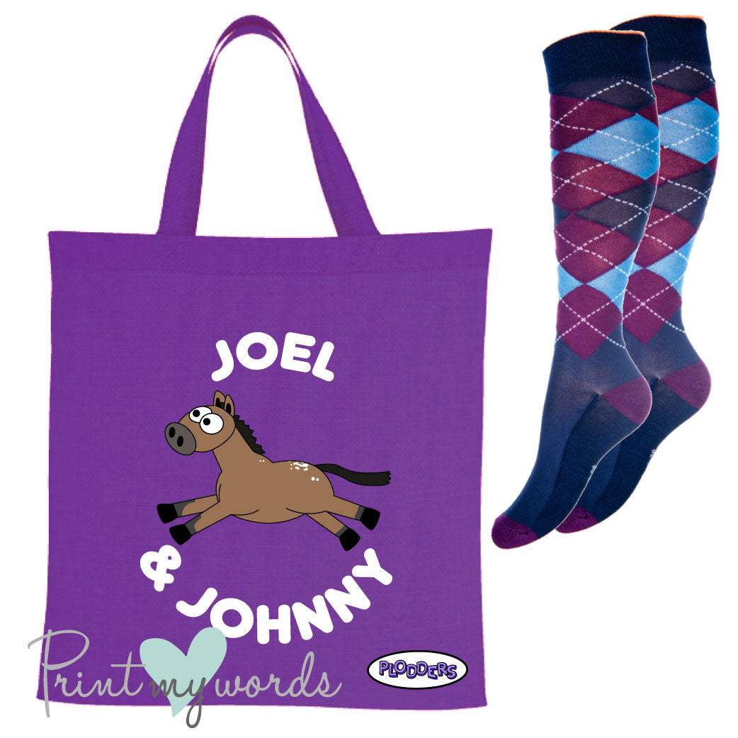'Josie' Personalised Matching Equestrian Set - Plodders Design