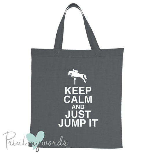 Keep Calm Funny Equestrian Tote Bag