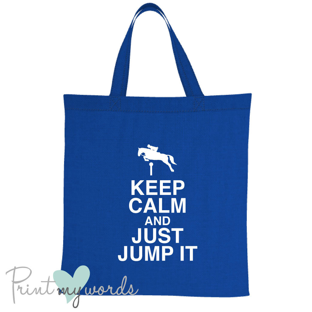 Keep Calm Funny Equestrian Tote Bag