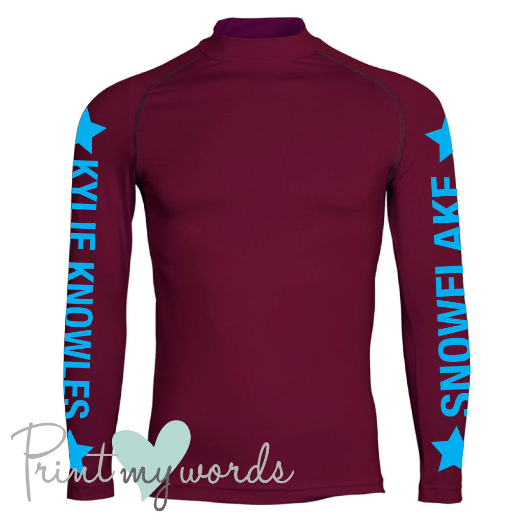 Children's Personalised XC Long Sleeve Baselayer