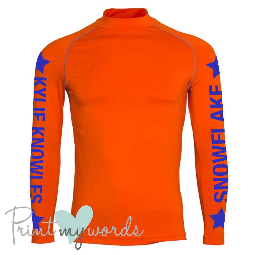 Children's Personalised XC Long Sleeve Baselayer
