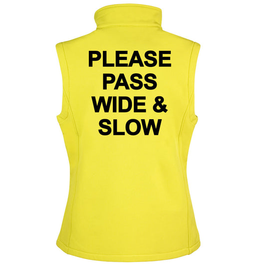 Soft Shell Body Warmer Gilet Jacket - PLEASE PASS WIDE AND SLOW