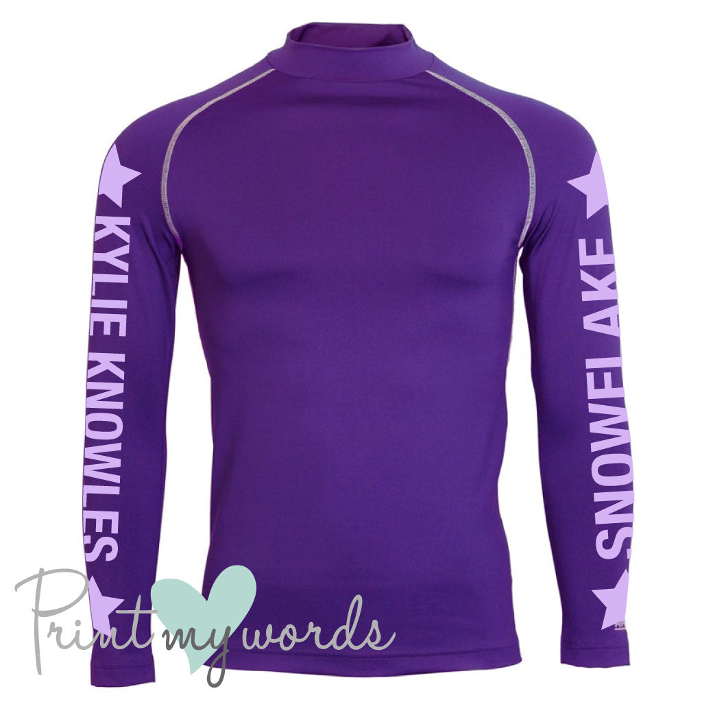 Children's Personalised XC Long Sleeve Baselayer