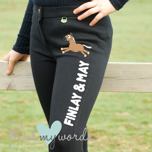 Children's Plodders Personalised Jodhpurs