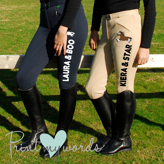 Ladies Plodders Personalised Jodhpurs