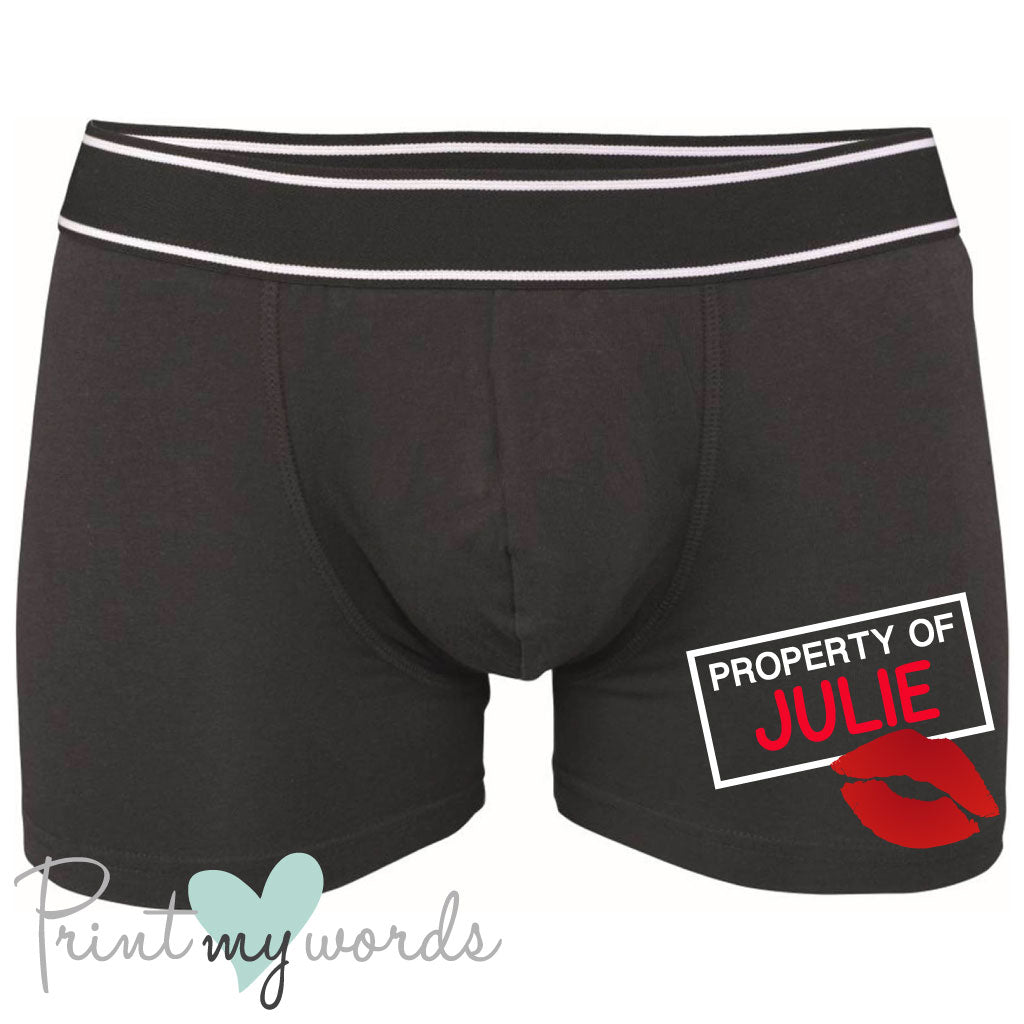 Men's Personalised Property Boxer Shorts