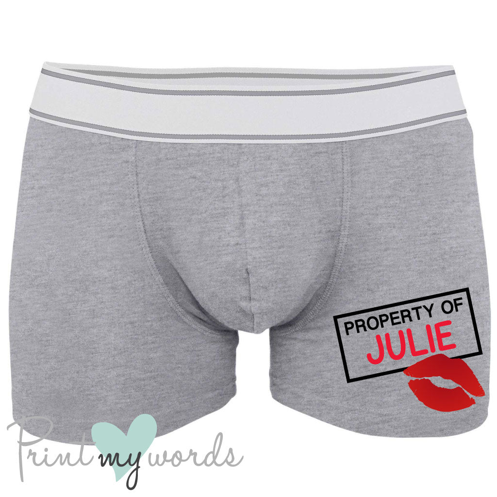 Men's Personalised Property Boxer Shorts