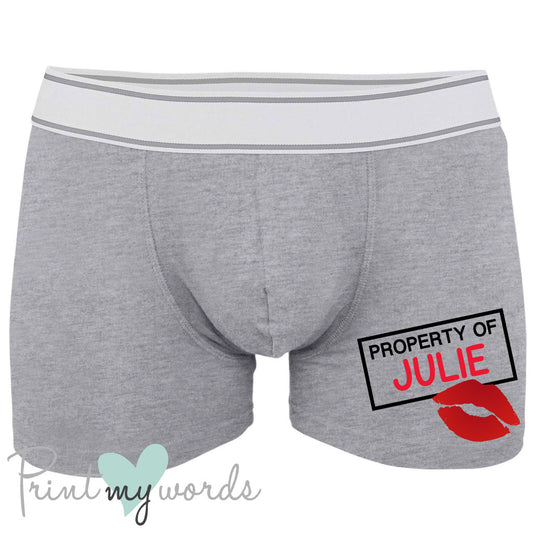 Men's Personalised Property Boxer Shorts