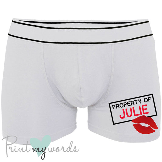 Men's Personalised Property Boxer Shorts